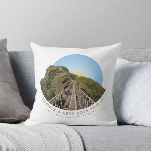 Vista previa del artículo con la obra «Carrick-a-Rede Rope Bridge, Ballintoy, Irlanda del Norte», diseñado y vendido por Dominic McAfee.