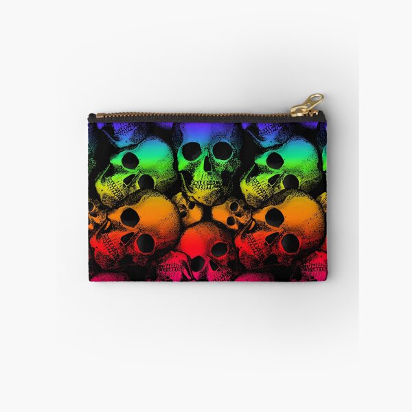 Item preview, Rainbow skulls designed and sold by BlueMothShop.