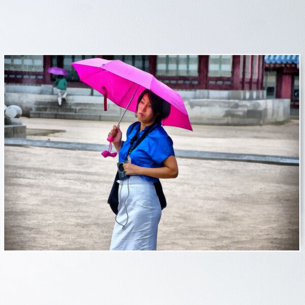 Item preview, Korean Woman in the Rain designed and sold by Anthony M. Davis.