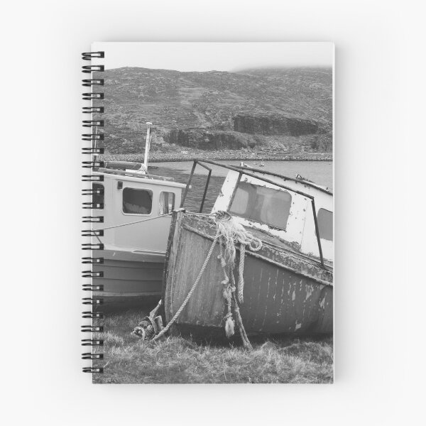 Item preview, Old Fishing Boats on Vatersay designed and sold by Matthew Colvin de Valle.