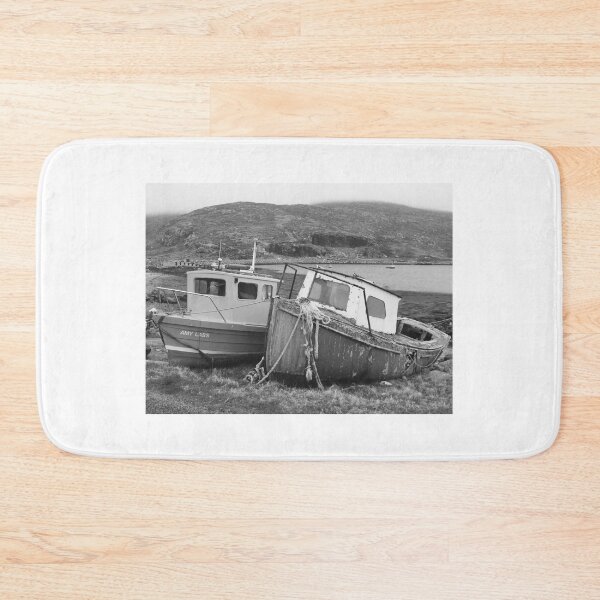 Item preview, Old Fishing Boats on Vatersay designed and sold by Matthew Colvin de Valle.