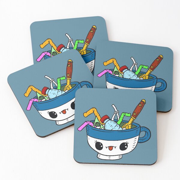 Item preview, plastic soup, climate change and waste. cute kawaii doodle. designed and sold by JJadx.