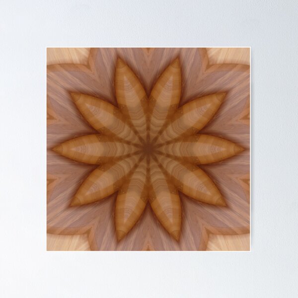 Item preview, Bamboo wood flower kaleidoscope 01 designed and sold by fantasytripp.