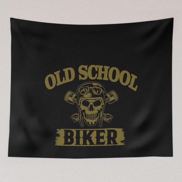 Item preview, old school biker designed and sold by braaax.