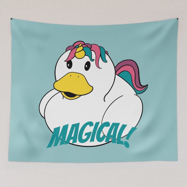 Item preview, Magical Unicorn Rubber Duck designed and sold by Alisha Ober Designs.