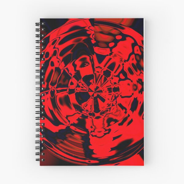 Artikelvorschau, Future Punk Liquid Rot und Schwarz entworfen und verkauft von redjaygraphics.