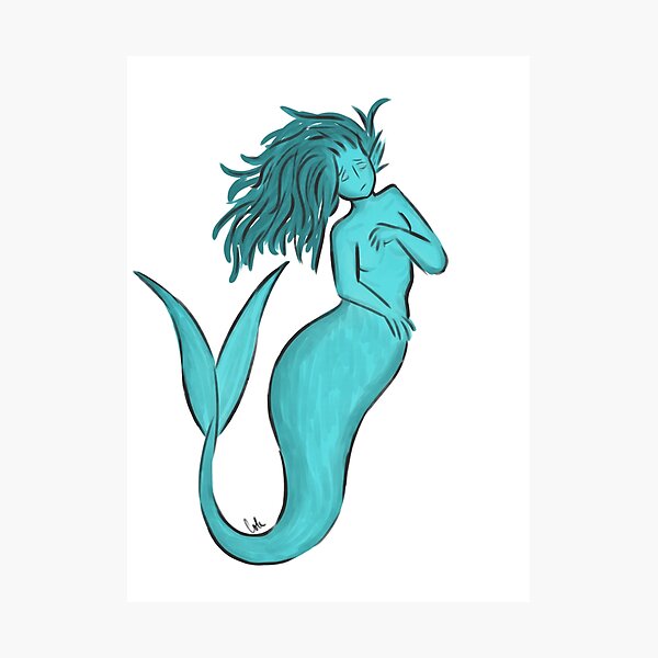 Item preview, random mermaid 2 designed and sold by ArtbyCole.