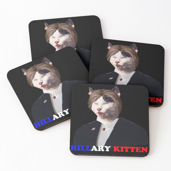 Artikelvorschau, Hillary Kätzchen für Purrsident entworfen und verkauft von PurrEffect-Tees.