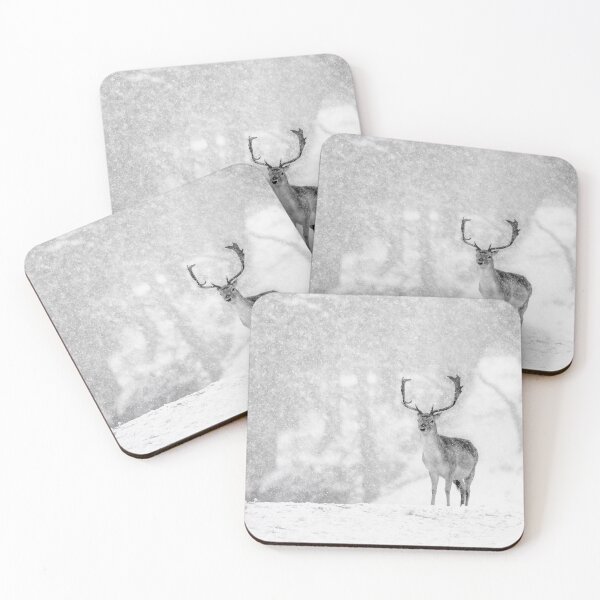 Item preview, A Stag In The Snow designed and sold by Patricia Jacobs.