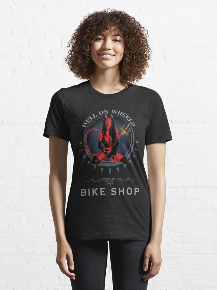 "Hell on Wheels Bike Shop" Tshirt for Sale by sheston152 Redbubble