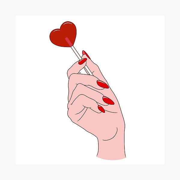 Sucker for love Photographic Print