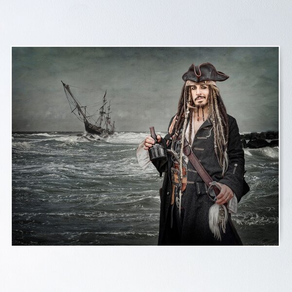 Item preview, Captain Jack Saves The Rum designed and sold by Patricia Jacobs.