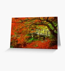 Tranquil Maple Greeting Card