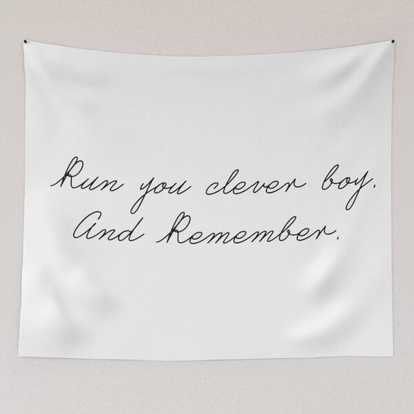 Item preview, Run You Clever Boy designed and sold by -JustJames-.
