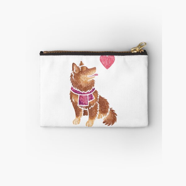 Item preview, Watercolour Finnish Lapphund dog designed and sold by animalartbyjess.
