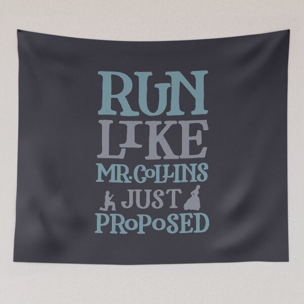Item preview, Run Like Mr. Collins Just Proposed designed and sold by polliadesign.