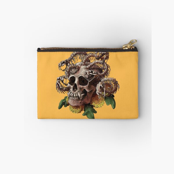 Item preview, Gorgon Skull with Flowers designed and sold by Shadehlyne.