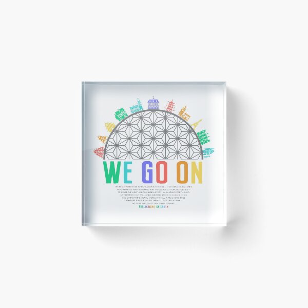 Item preview, We Go On - colorful IllumiNations Reflections of Earth inspired by Kelly Design Company designed and sold by KellyDesignCo.