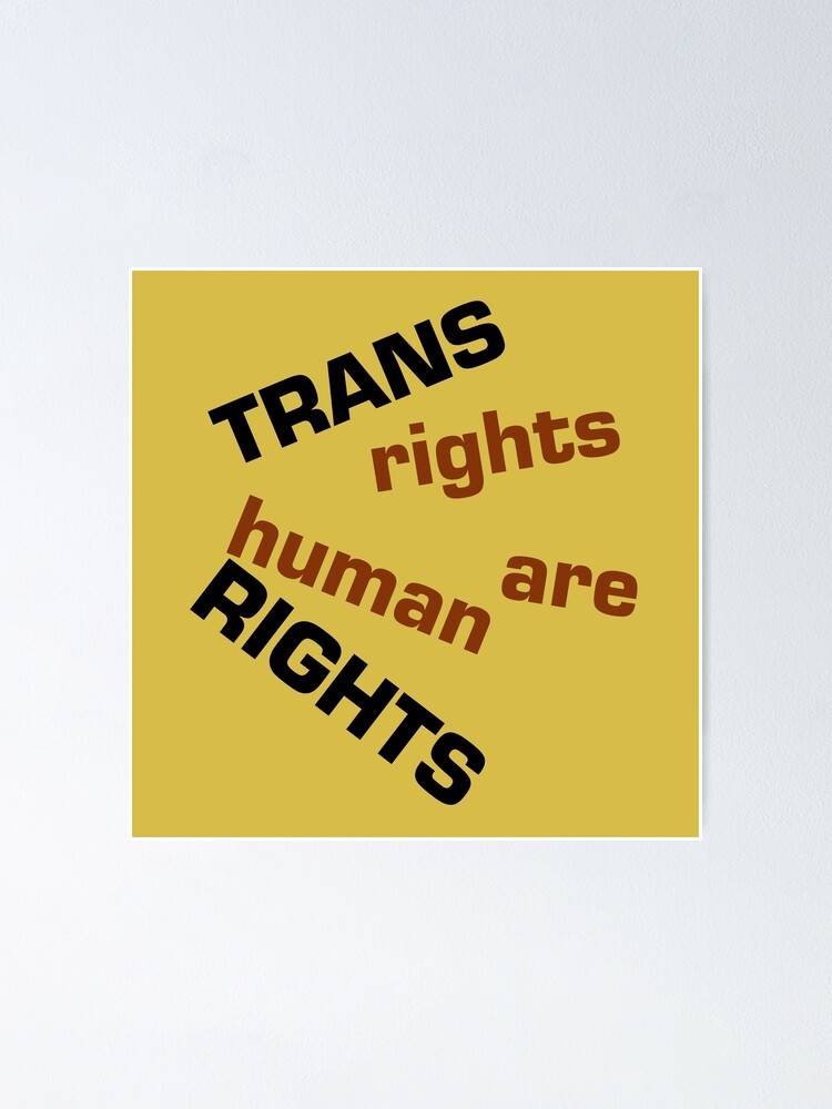 Thumbnail 1 of 3, Poster, Trans Rights Are Human Rights designed and sold by ijanet.
