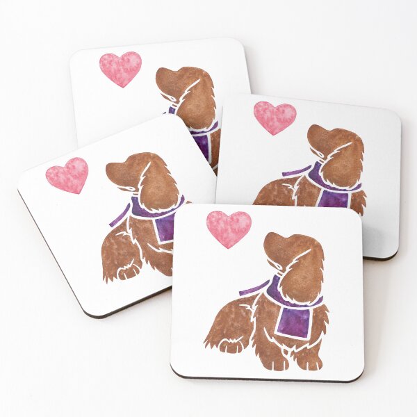 Item preview, Watercolour Sussex Spaniel dog designed and sold by animalartbyjess.