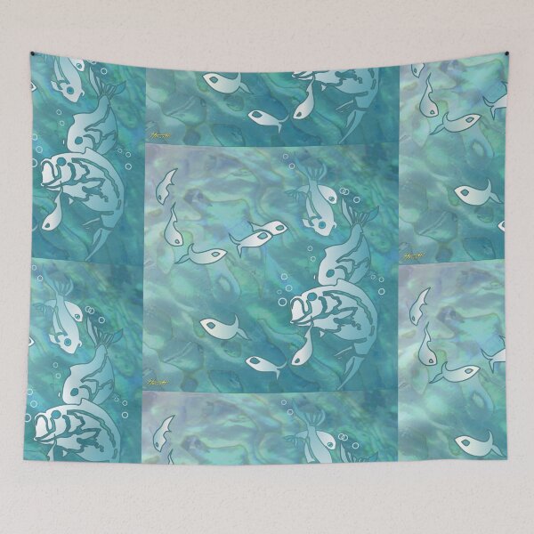 Item preview, Fish In A Paua Sea designed and sold by Patricia Howitt.
