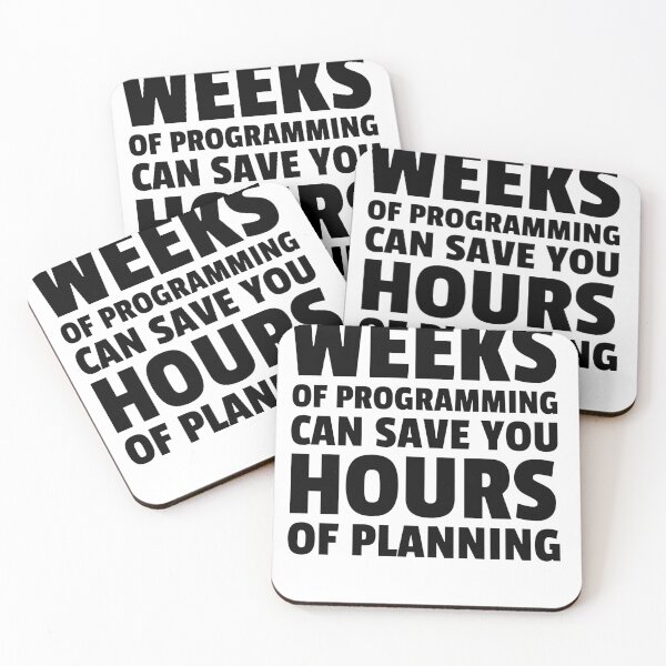 Item preview, Plan your programming. designed and sold by ninjalabs.