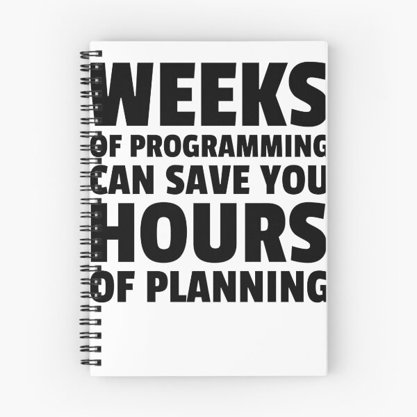 Aperçu de l'œuvre Plan your programming. créée et vendue par ninjalabs.