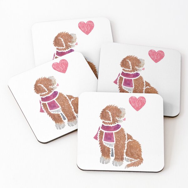 Item preview, Watercolour Spanish Water Dog designed and sold by animalartbyjess.