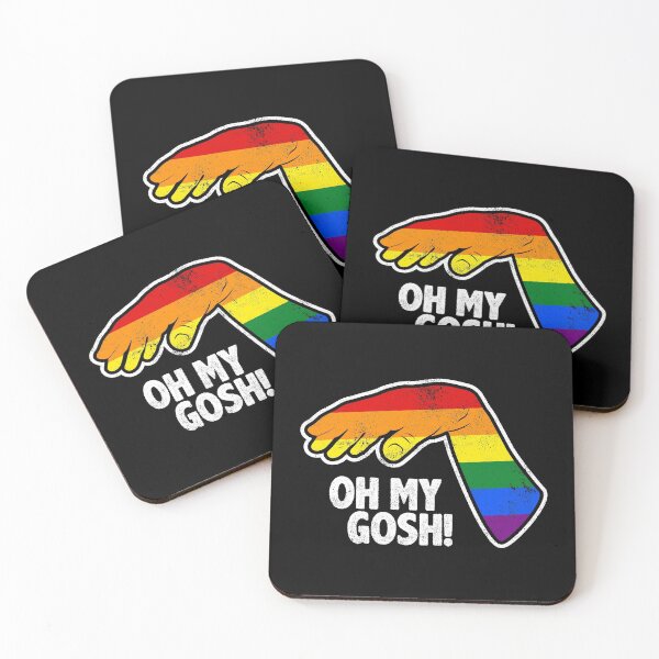 Item preview, FUNNY GAY HAND, LGBT, OH MY GOSH HAND IN COLORED LOOK, BY SUBGIRL designed and sold by SUBGIRL.