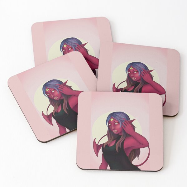 Item preview, Demoness Monster Girl Portrait designed and sold by Lady-Emerelda.
