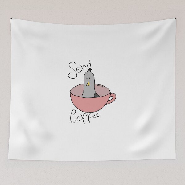 Item preview, Pidgeon in a mug designed and sold by gruthepidgeon.
