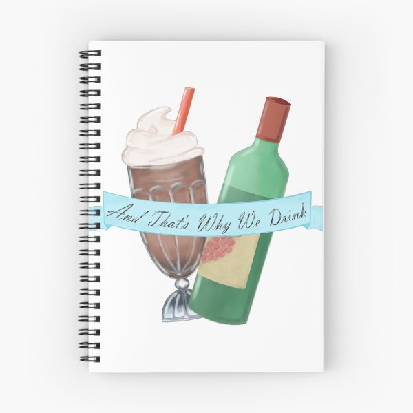 Item preview, and thats why we drink podcast wine and milkshake designed and sold by ofspaceandtime.