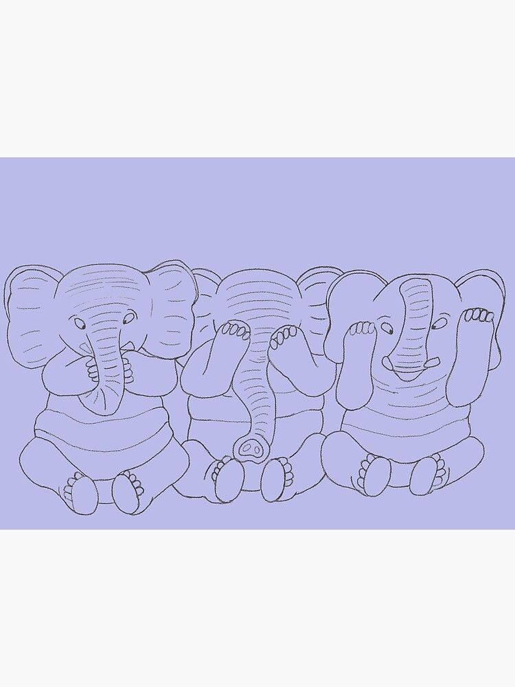 Hear no evil see no evil speak no evil elephants Stratton Home Decor Hear No Speak No See No Evil Elephant Tabletop Sculpture Walmart Com Walmart Com
