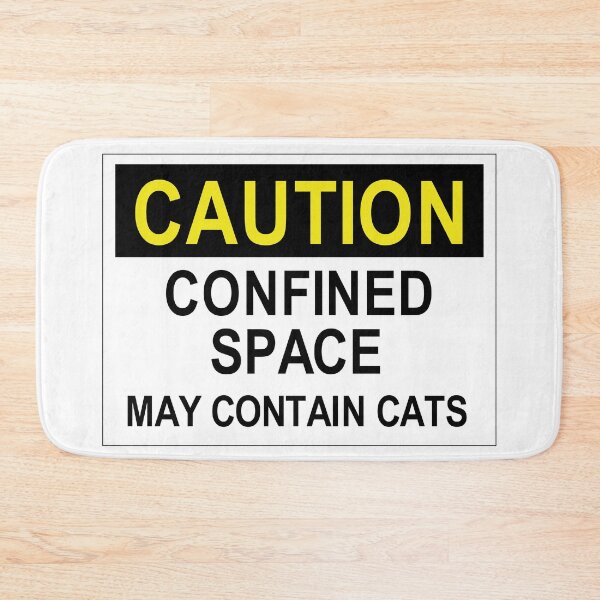 Item preview, Confined space may contain cats designed and sold by Byrnsey.