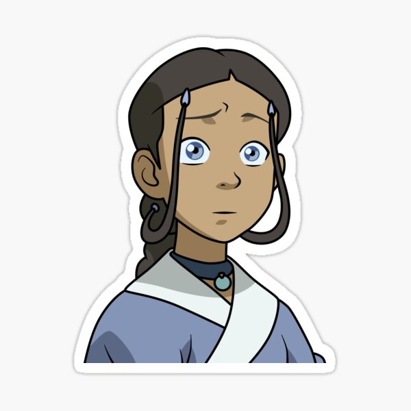 Vista previa del artículo con la obra «Katara preocupada», diseñado y vendido por my-girl-katara.