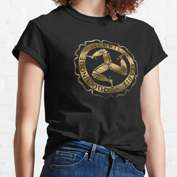 Isle Of Man Flag 3 Legs Of Man Manx Celtic Triskelion Vintage Classic T-Shirt