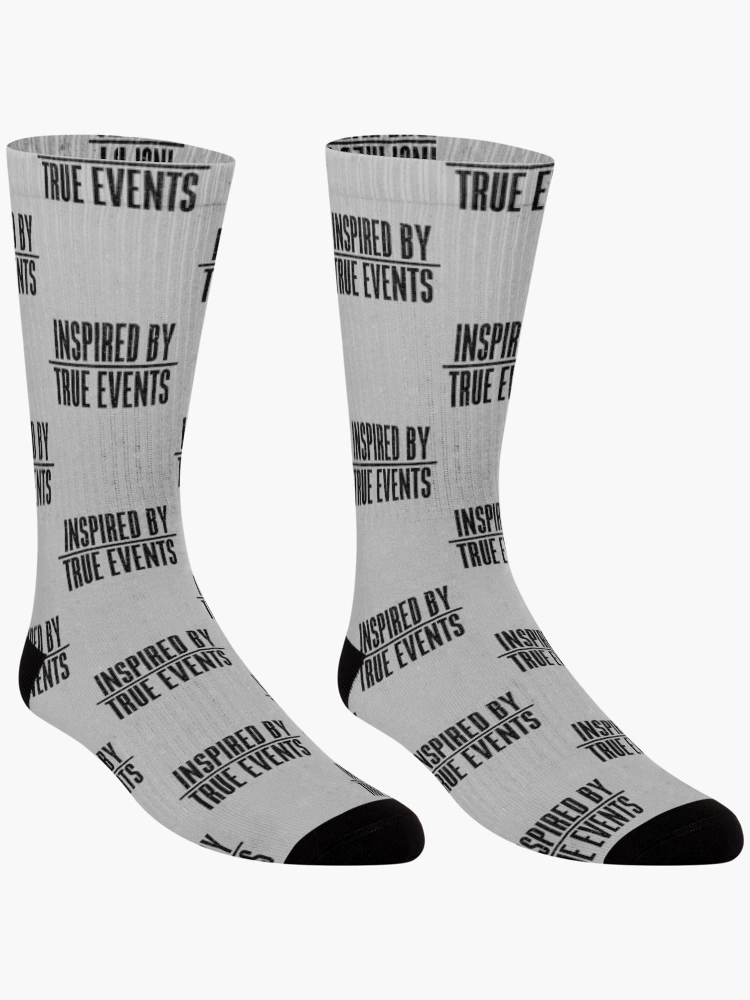Thumbnail 3 of 5, Socks, Inspired by True Events (Black) [Roufxis-Rb] designed and sold by RoufXis.