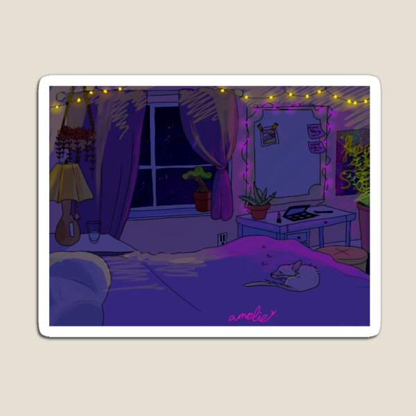 Room Aesthetic Magnets Redbubble - aesthetic vibe room roblox