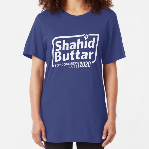 Shahid Buttar for congress 2020 Slim Fit T-Shirt
