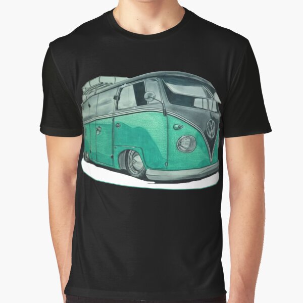Damen T-Shirt Blumen Oldtimer Auto Retro Vintage Wagen