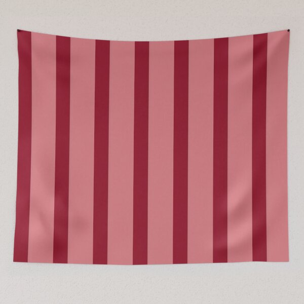 Item preview, Pretty Pink and Red Striped Pattern designed and sold by Poetic Patterns Studio.