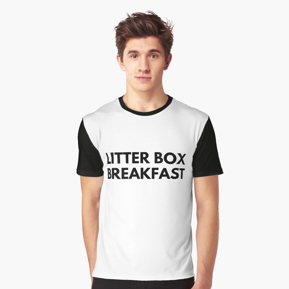 LITTER BOX BREAKFAST Graphic T-Shirt