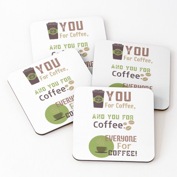 Item preview, You For Coffee - fun caffeine inspired insult designed and sold by NavyOx.