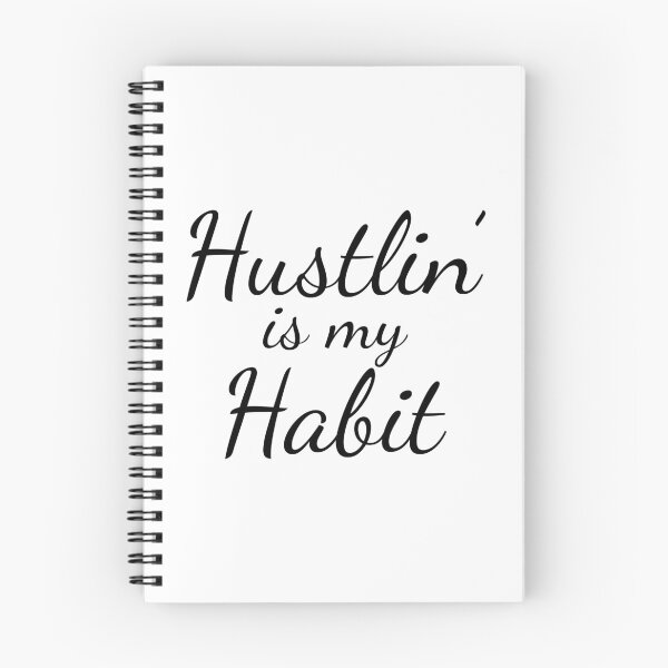 Item preview, Hustlin' is My Habit - Black designed and sold by Tee4Daily.