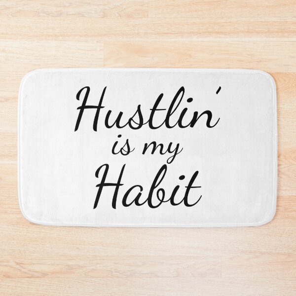 Item preview, Hustlin' is My Habit - Black designed and sold by Tee4Daily.