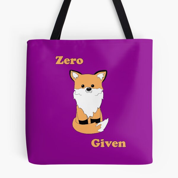 Item preview, Zero Fox Given designed and sold by alisadesigns.