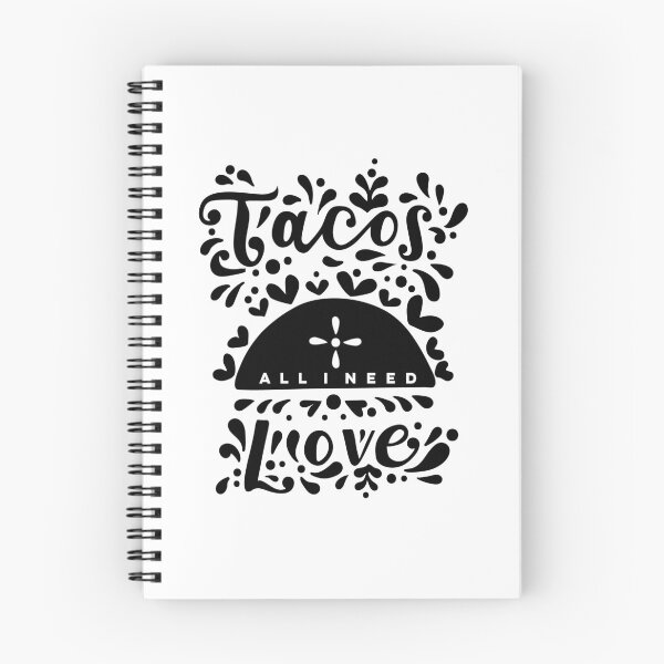 Item preview, Tacos + Love: All I Need designed and sold by canary-jane.