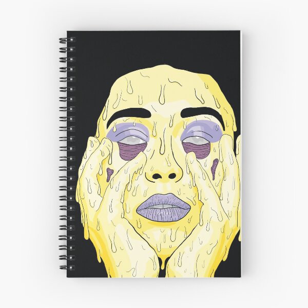 Item preview, Purple Yellow Complementary Grime Art Black Background Digital Print designed and sold by Krystian Stafford.