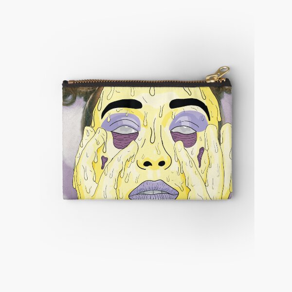 Item preview, Purple Yellow Complementary Grime Art Purple Background Digital Print designed and sold by Krystian Stafford.