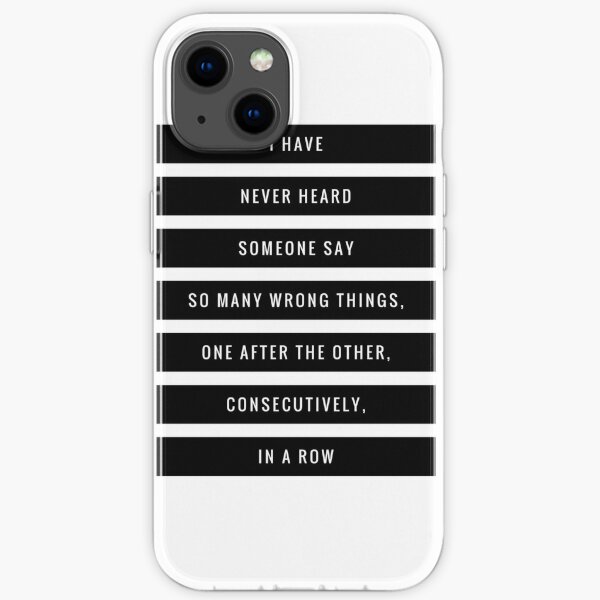 So Many Wrong Things iPhone Soft Case